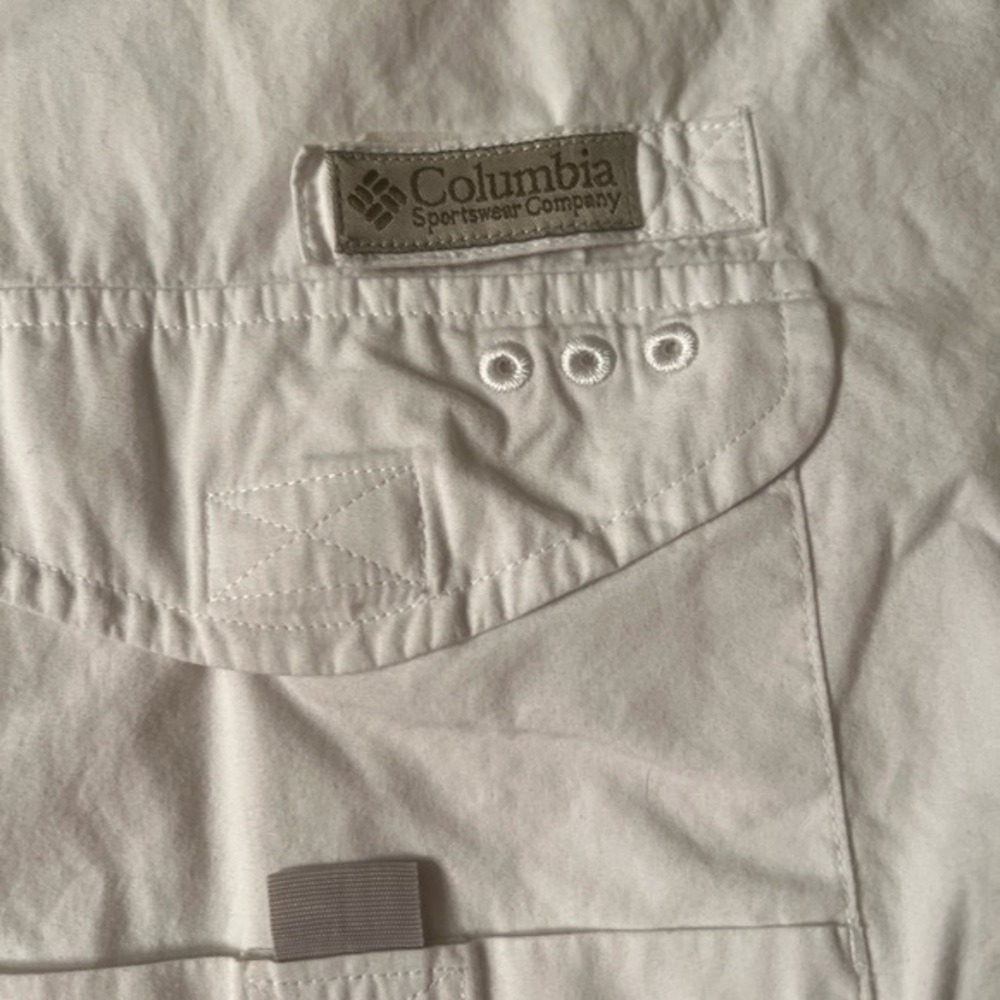 Men's Columbia PFG‎ Performance Fishing Gear Shirt White Cotton Size XL!! (D) - Picture 4 of 4